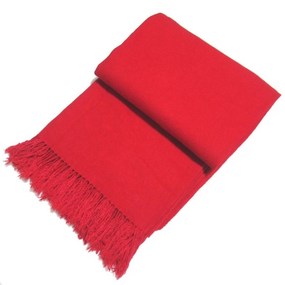 Hermes Accessories - HERMES Red Scarf